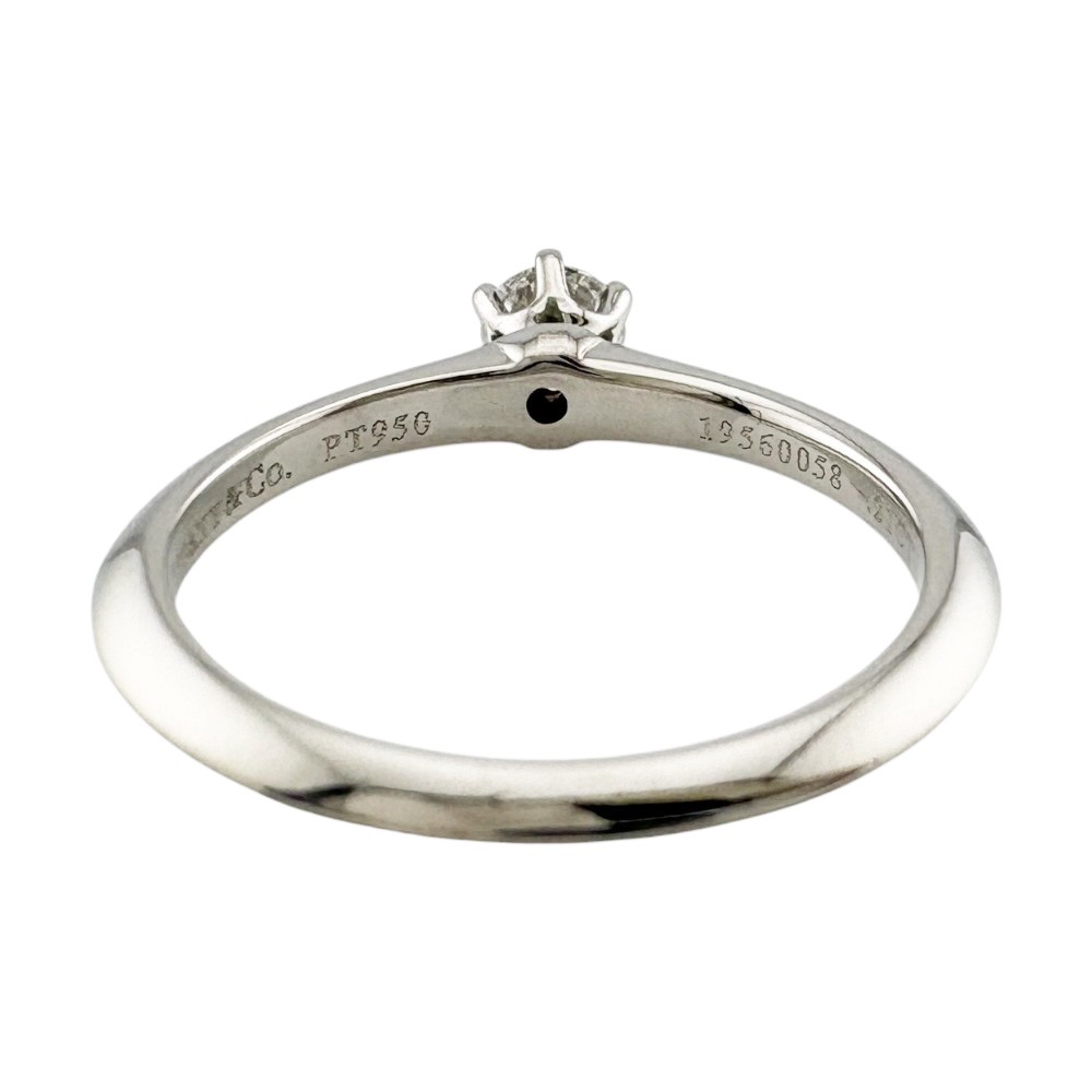 TIFFANY&Co. Ring US 5 EU49 Pt950Platinum diamond 0.21ct used