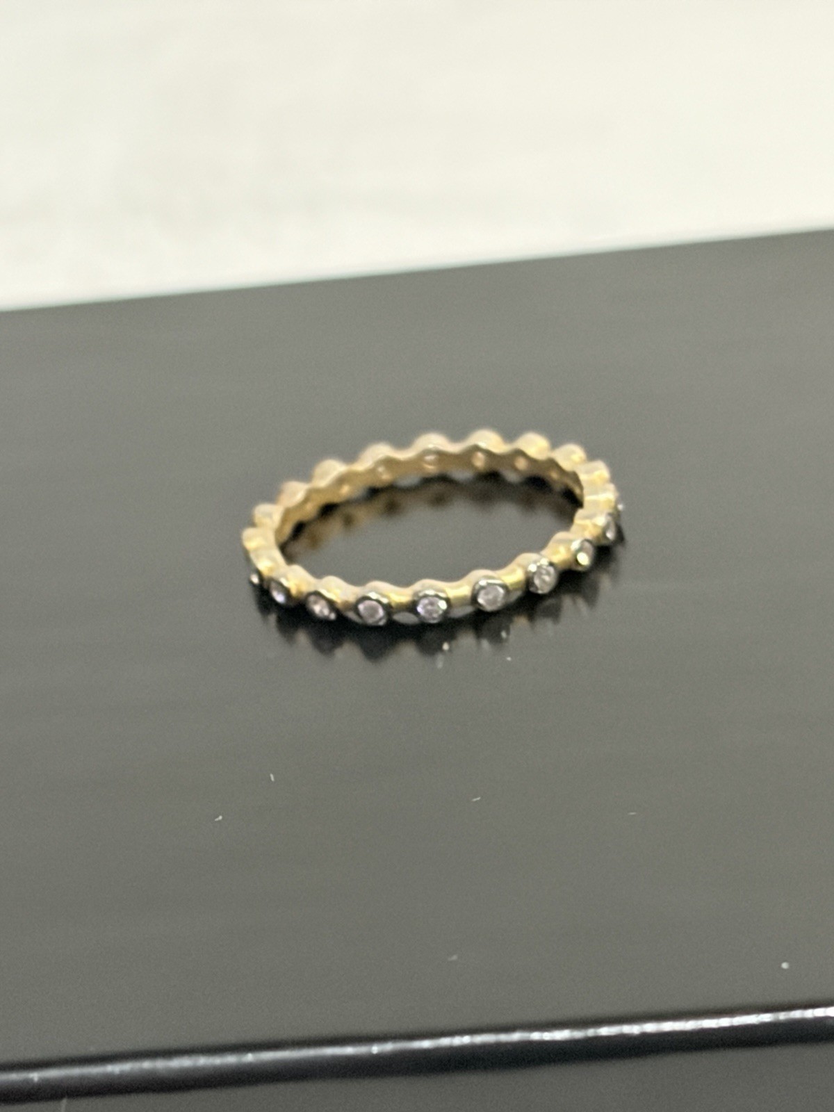 Freida Rothman Two Stacking Rings Sz 6 Sterling Silver 925