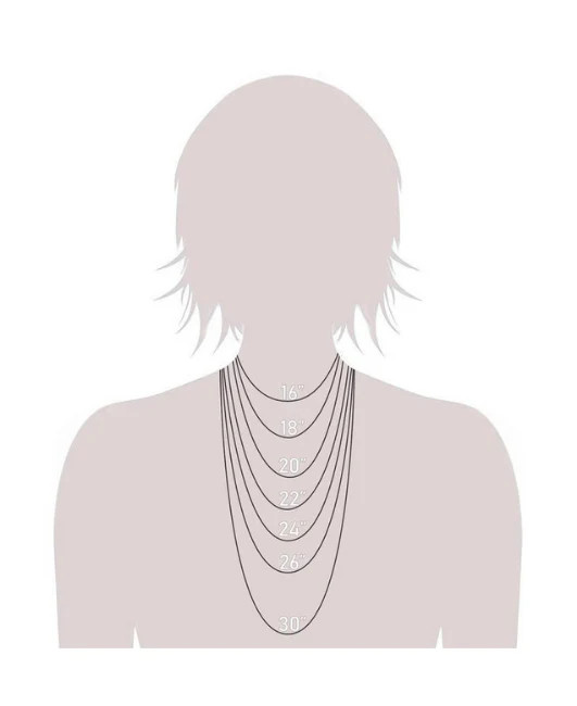 925 Silver Italian Solid Classic Box Chain Necklace