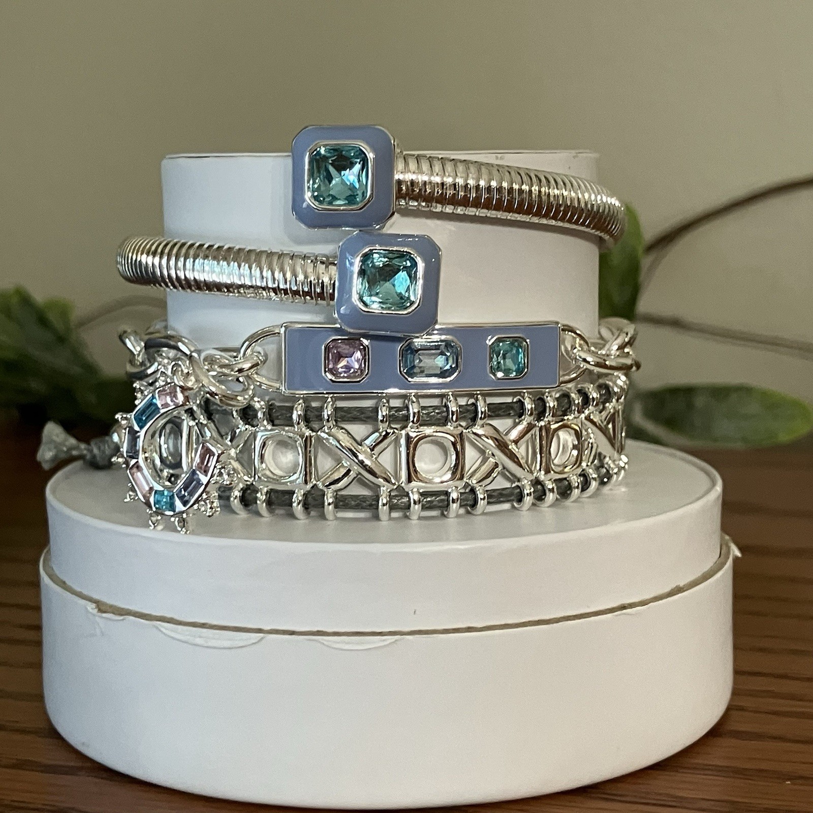 Bomb Party Spring Stacks 2026 Blessed And Protected Horseshoe Bracelet Silver
