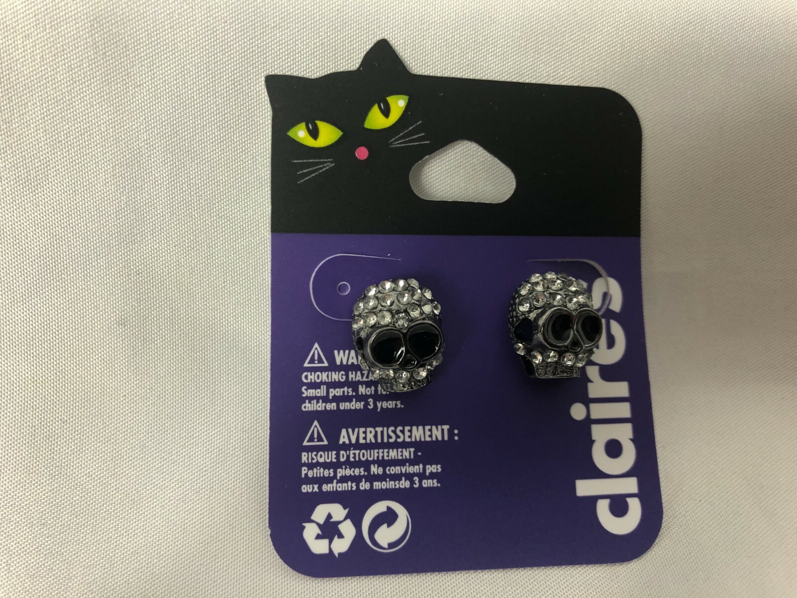 Claire’s Halloween earrings