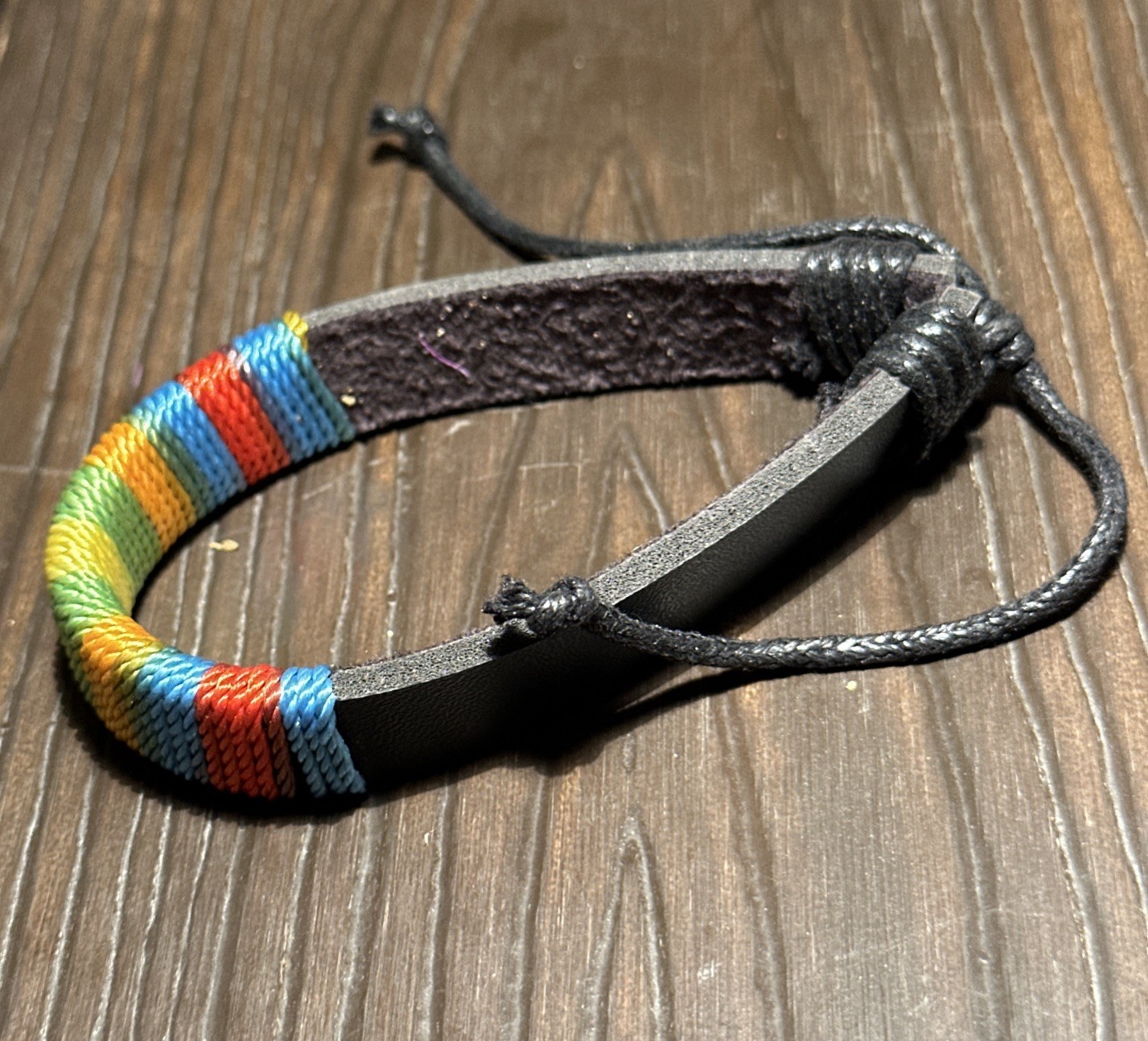 7 Pc Rainbow LGBT Lesbian Gay Pride Friendship Briaded Rope Adjustable Bracelets