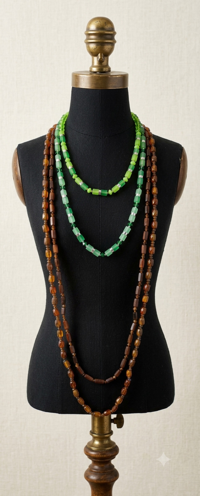 Lot of 10 Vintage Italian Plastic Bead Necklaces – Colorful Summer Jewelry Set