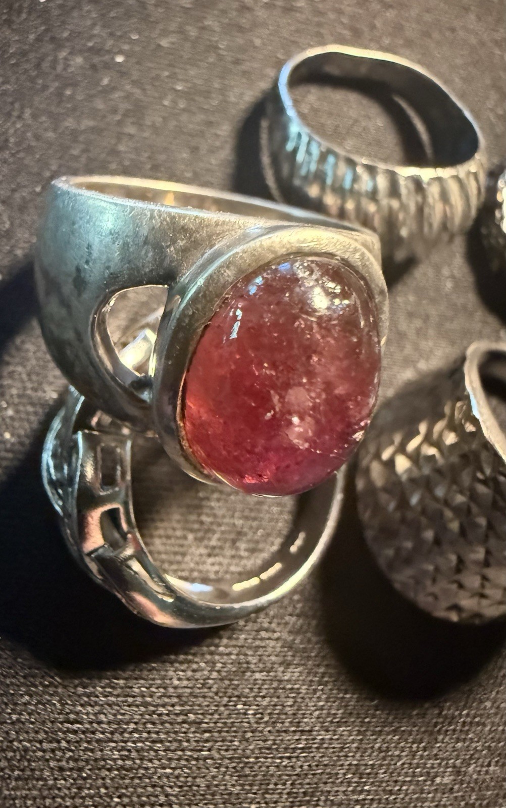 12 Ring Mixed Lot ONLY 5 Sterling Silver 925 Marked CZ Vintage Jewelry