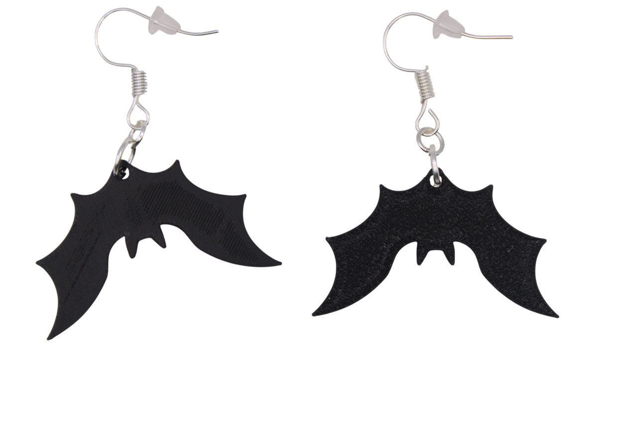 Bat Earrings – 3D Printed