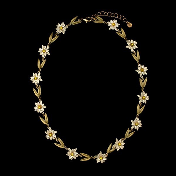 MICHAEL MICHAUD EDELWEISS 16″ ADJ. STATEMENT NECKLACE 9559 BZ