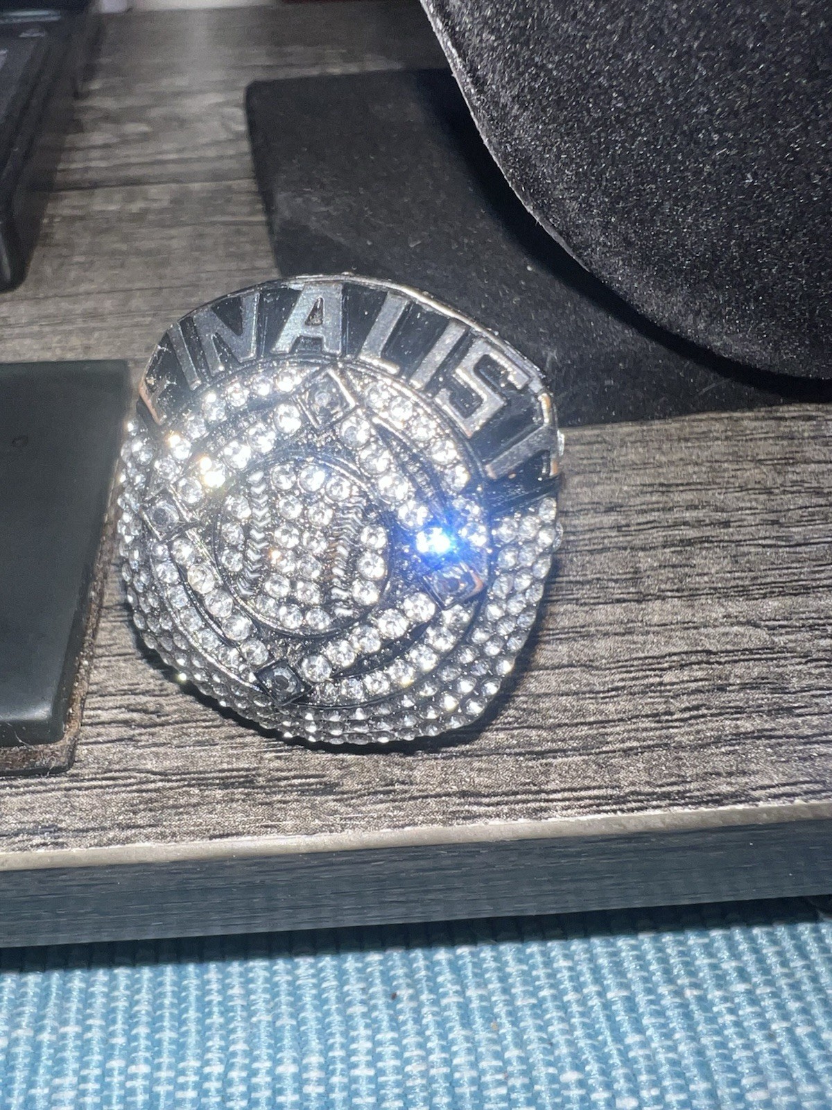 WOW Baseball Finalist Large Championship Style Ring Zinc Alloy Size 10(32)