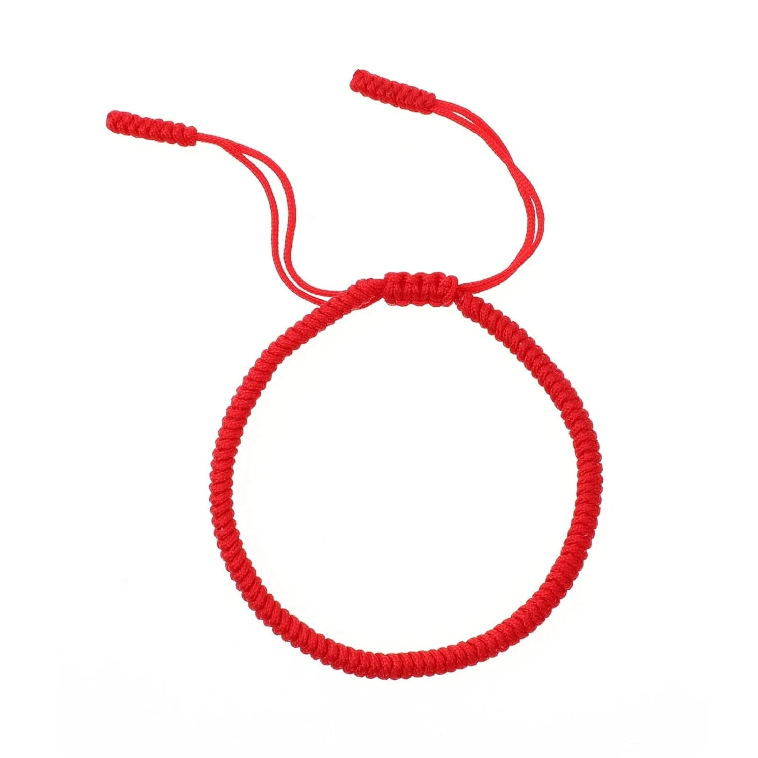 4PCS Black Tibetan Lucky String Bracelet Woven Braided Adjustable Men Women Gift