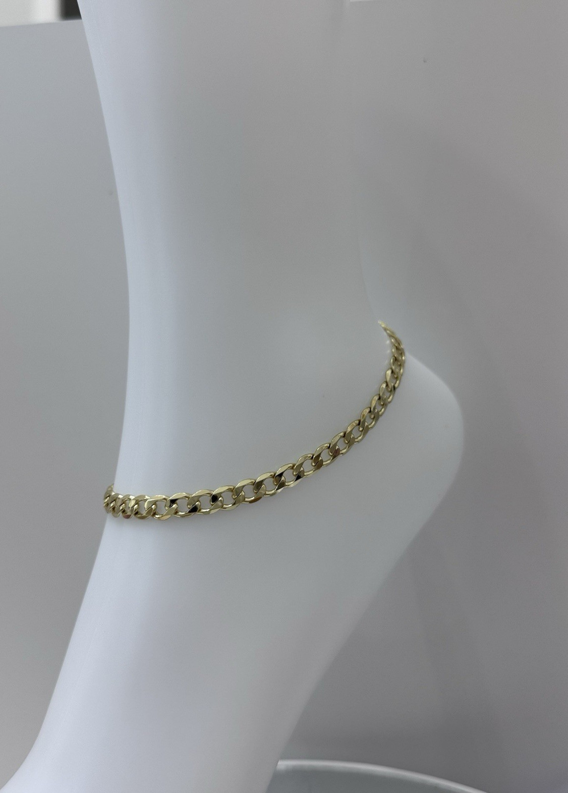 Ankle strap laminated in 14k 25cm high quality