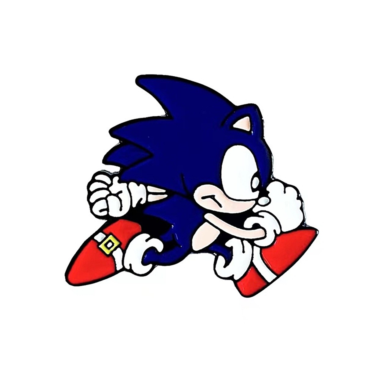 Sonic the Hedgehog Running 1.2” Tall Metal Enamel Pin