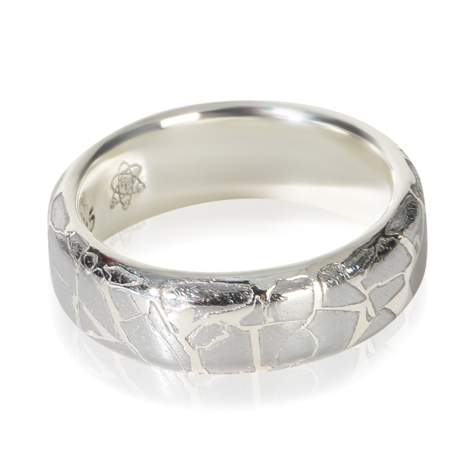 David Yurman Sterling Silver Streamline Meteorite Band