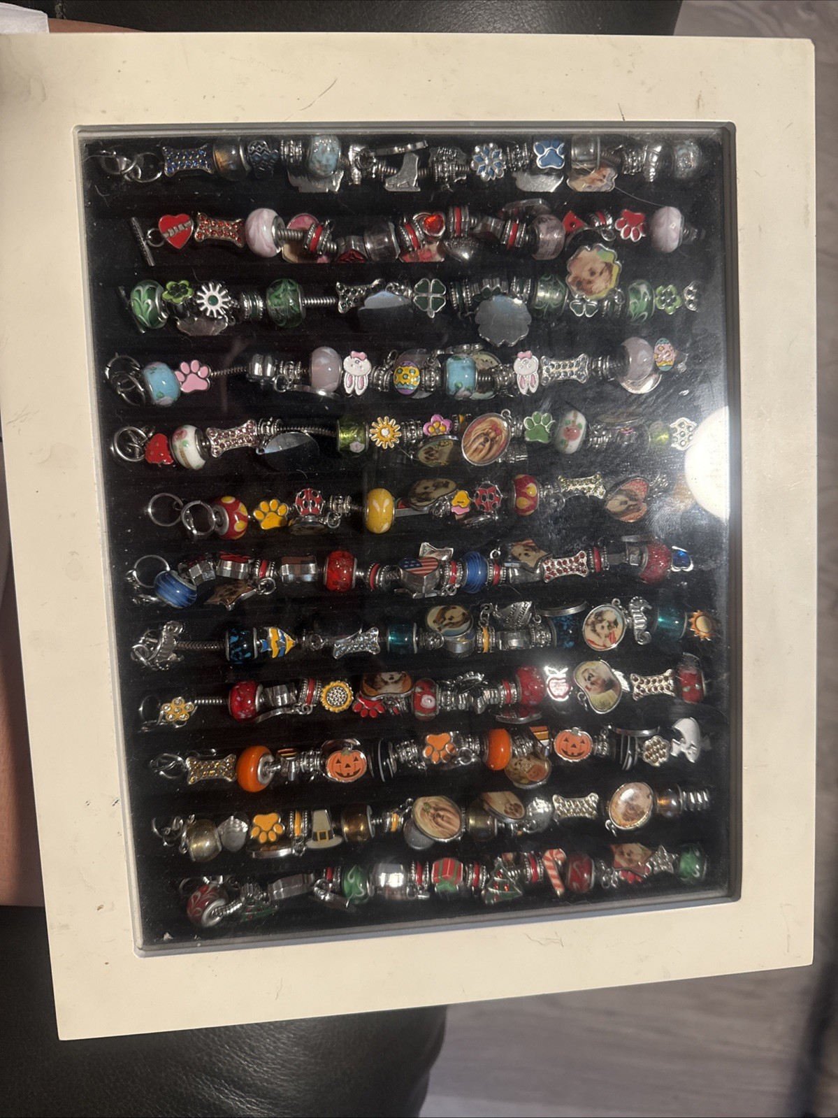 willabee and ward 12 Month Charm Set Complete In Case