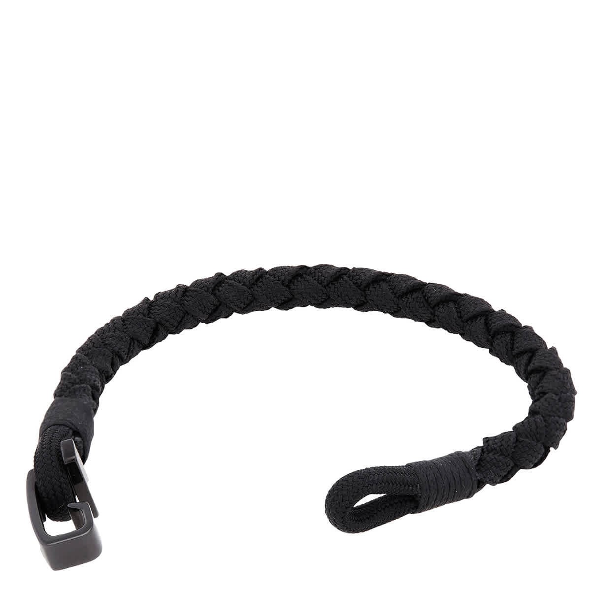 Montblanc T-Hook Bracelet in Black Nylon & Stainless Steel,