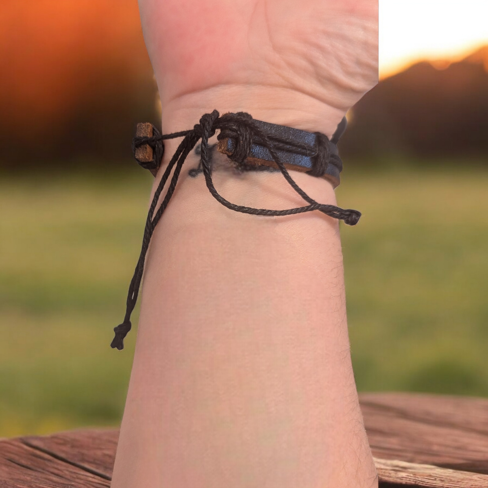 Motorcycle Leather Bracelet / Jewelry / Vegan Leather / Unisex / Motorcycles