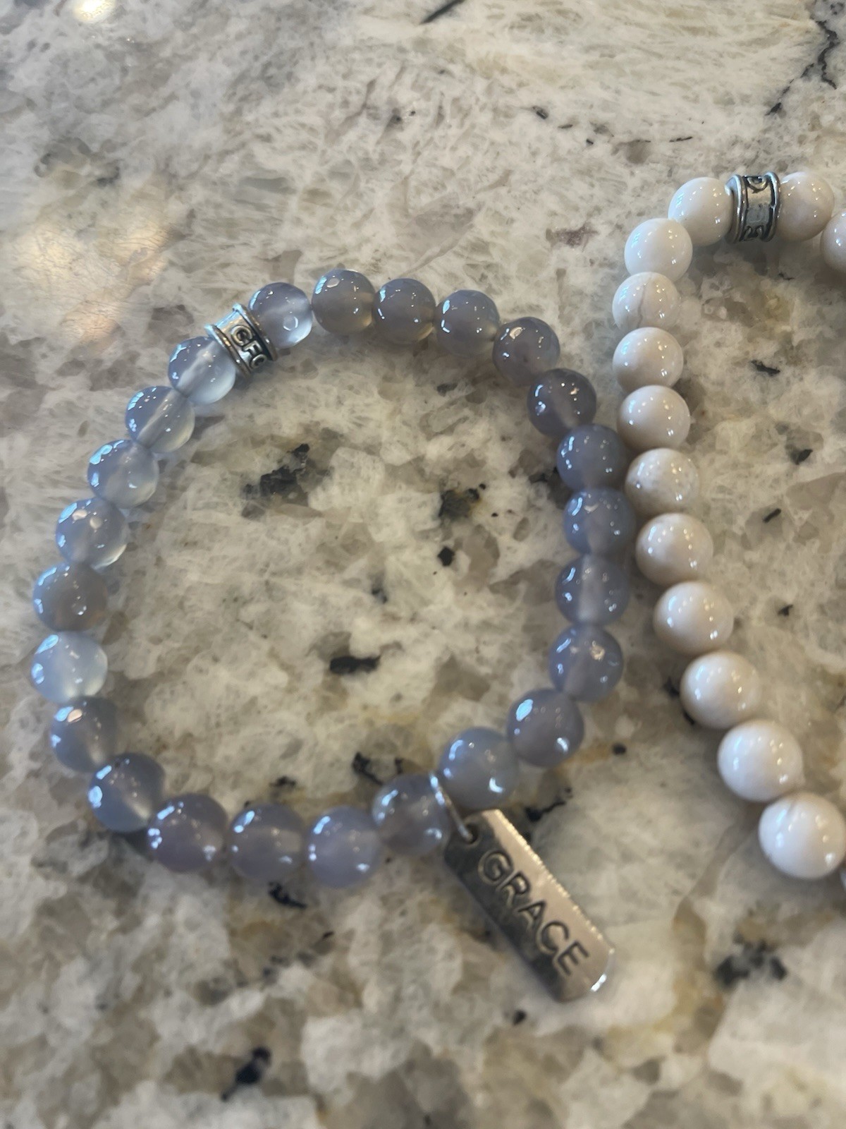 Chavez for Charity Beaded Bracelets Love Dream Grace Stackable Neutrals Boho