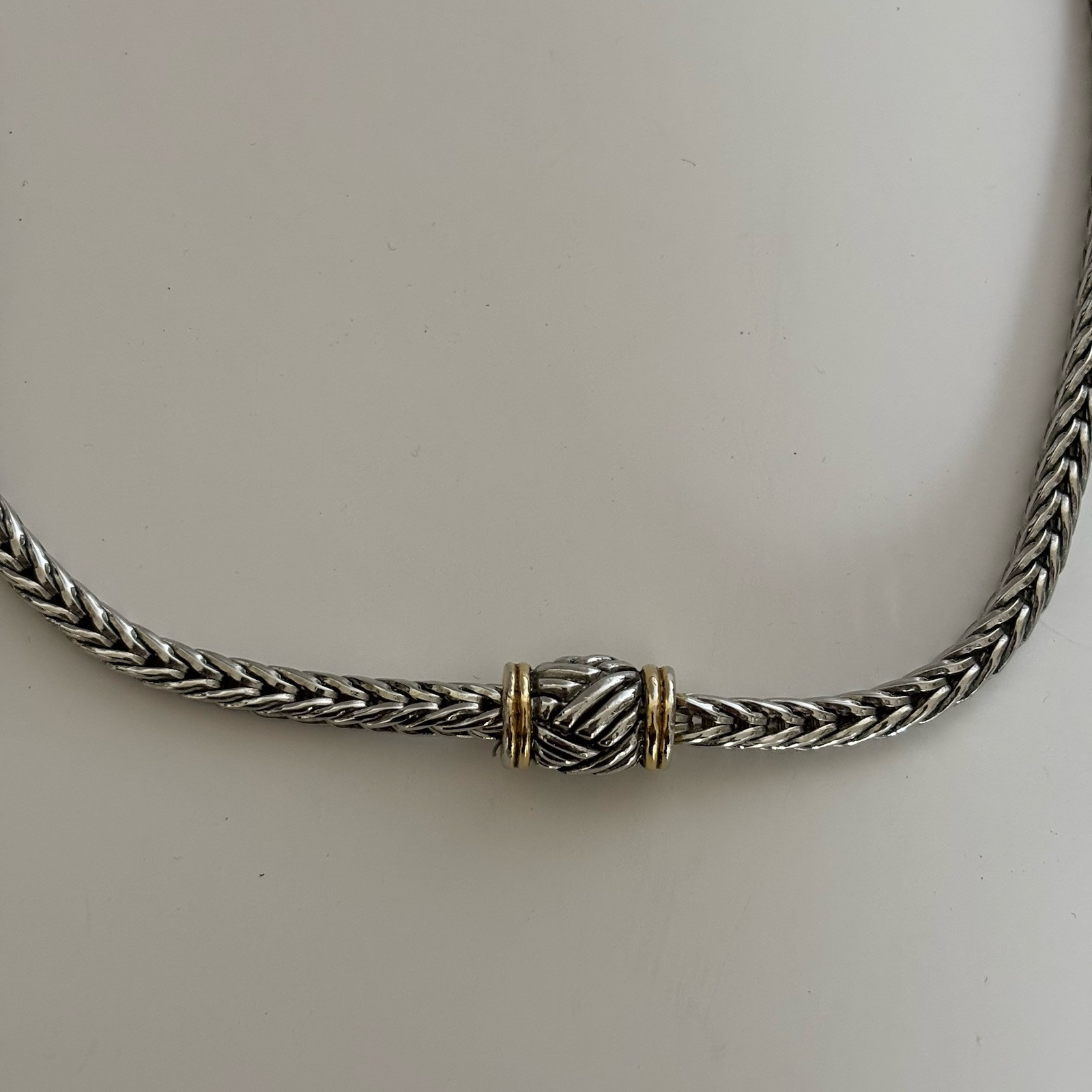 16.5” Wheat Chain Necklace With Magnetic Clasp