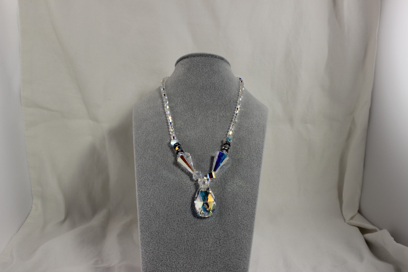 Made with Swarovski Elements AB Crystals Special Occasion Necklace