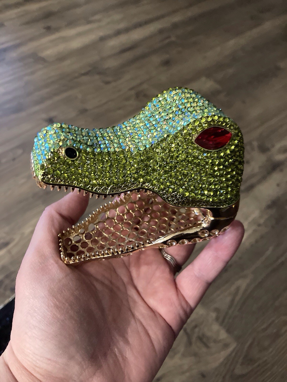 Statement Large Crocodile Alligator Reptile Bracelet