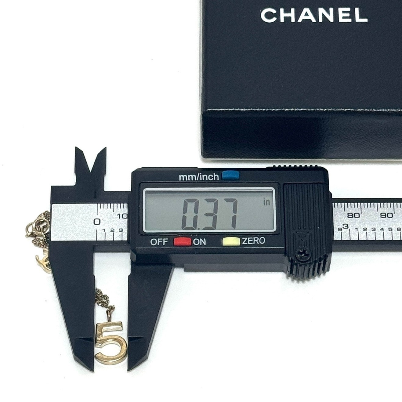 CHANEL 05A No.5 Coco Mark CC logo Bracelet Silver Accessory Authentic JAPAN