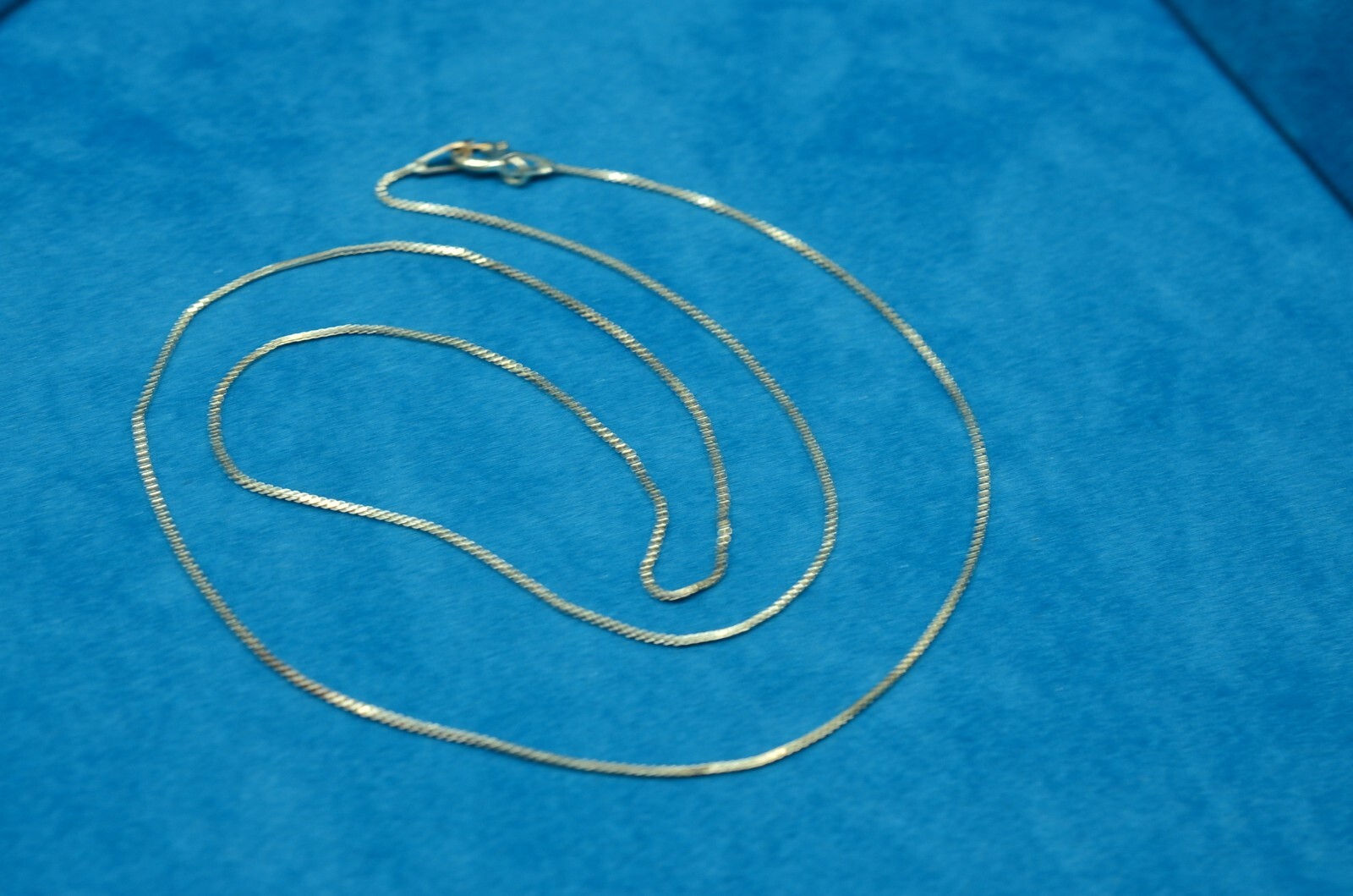 18″ Silver Plated box chain necklace 1.4mm