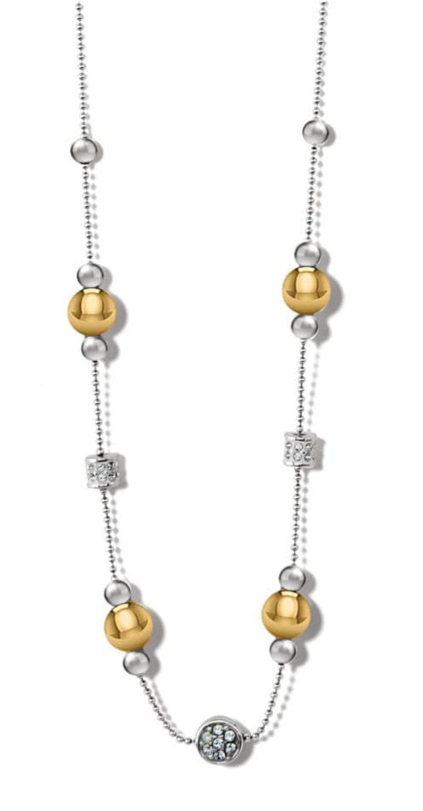 Brighton Meridian Prime Short Gold & Silver Necklace Style: JM7369 MSRP: $88 NWT