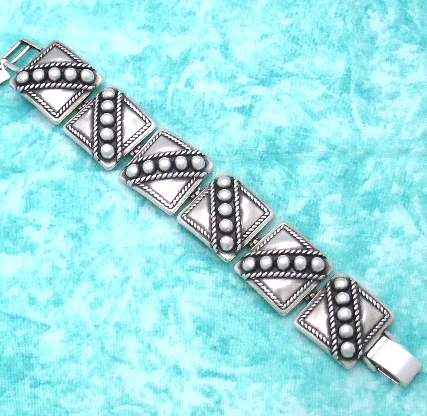 New Brighton Sonora Bold Panel Link Bracelet $98 Jewelry with tag
