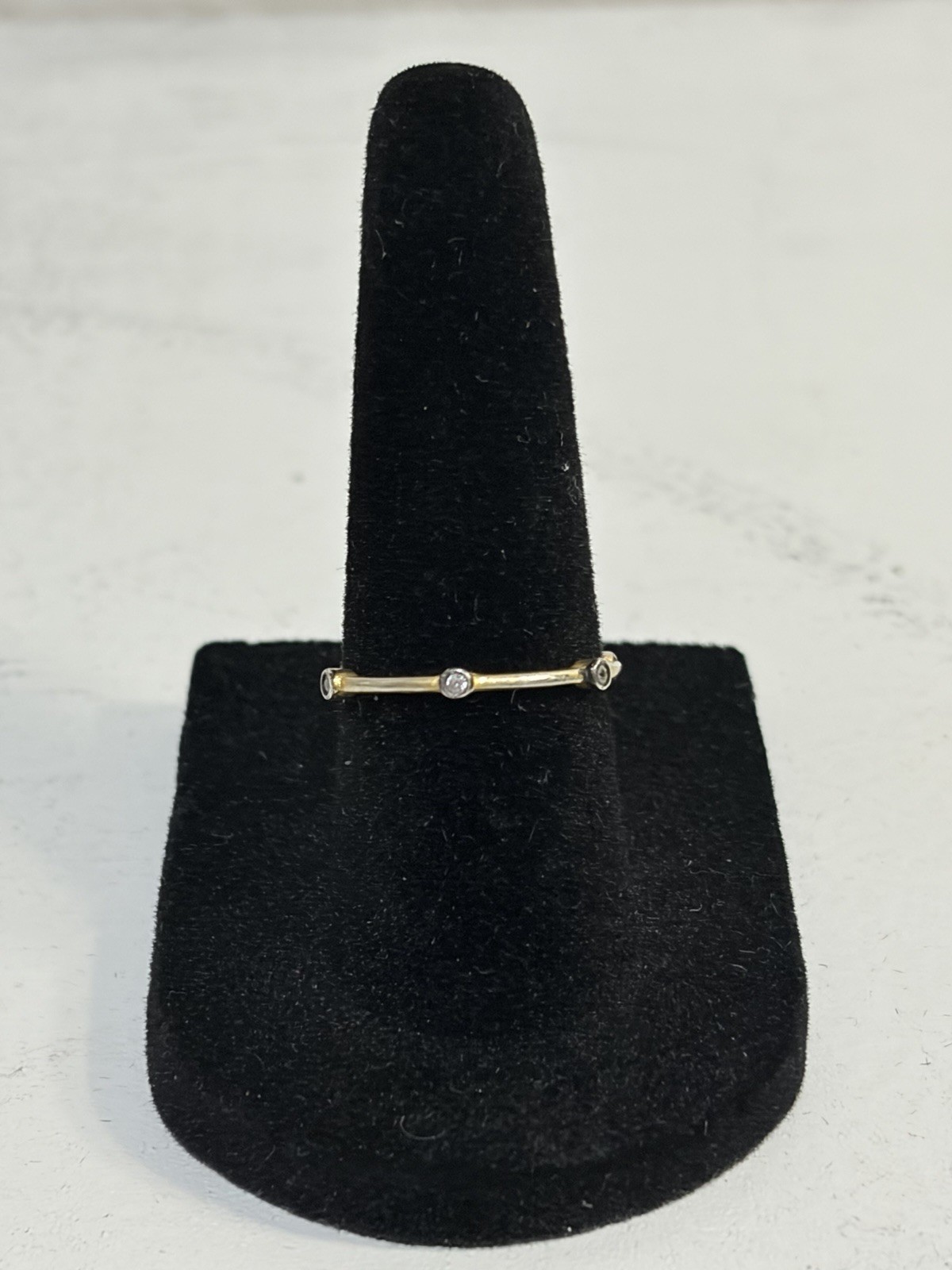 Freida Rothman Two Stacking Rings Sz 6 Sterling Silver 925