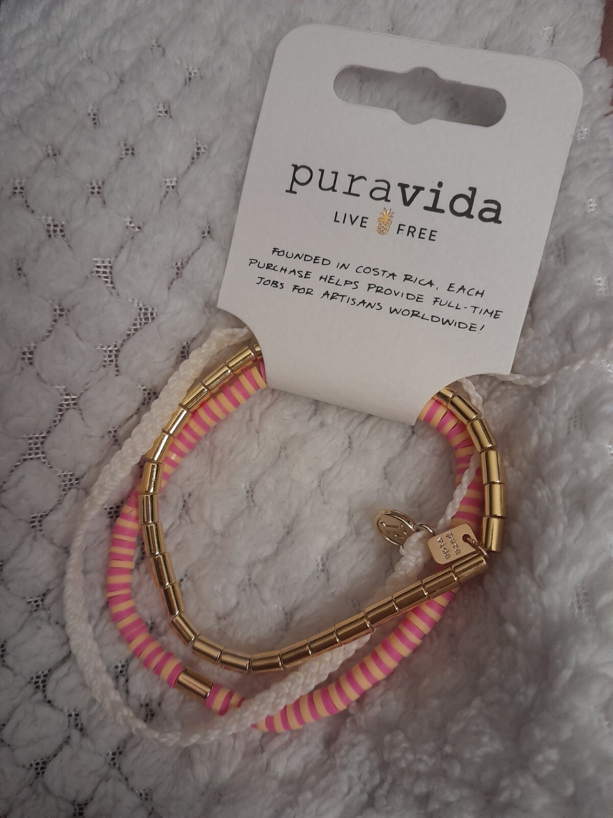 Pura vida May 2023 Tropics 3pc bracelet Set W/gift bonus Bag Free fast Ship USA