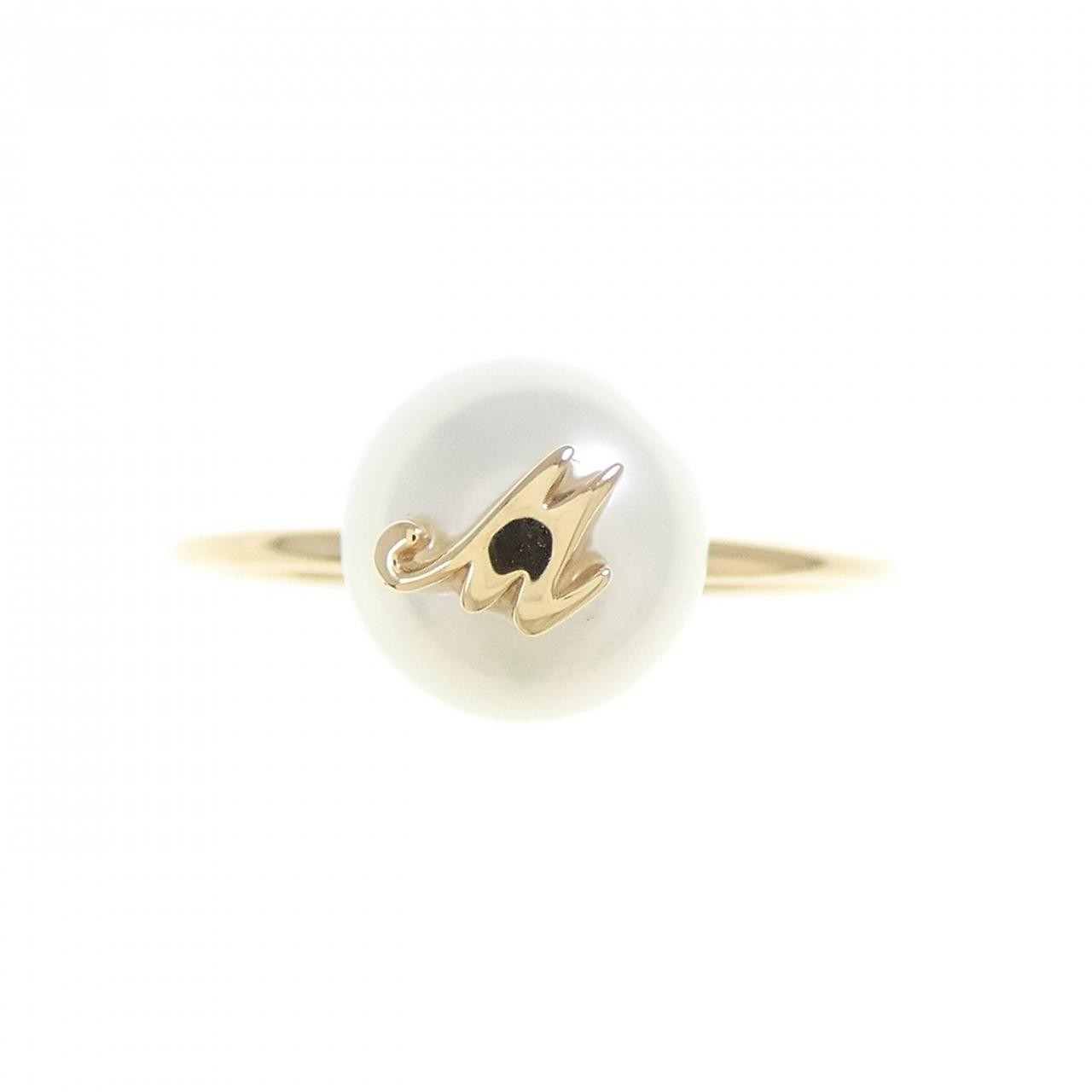 Authentic ete Akoya Pearl Ring 0.3″ #260-008-015-3870