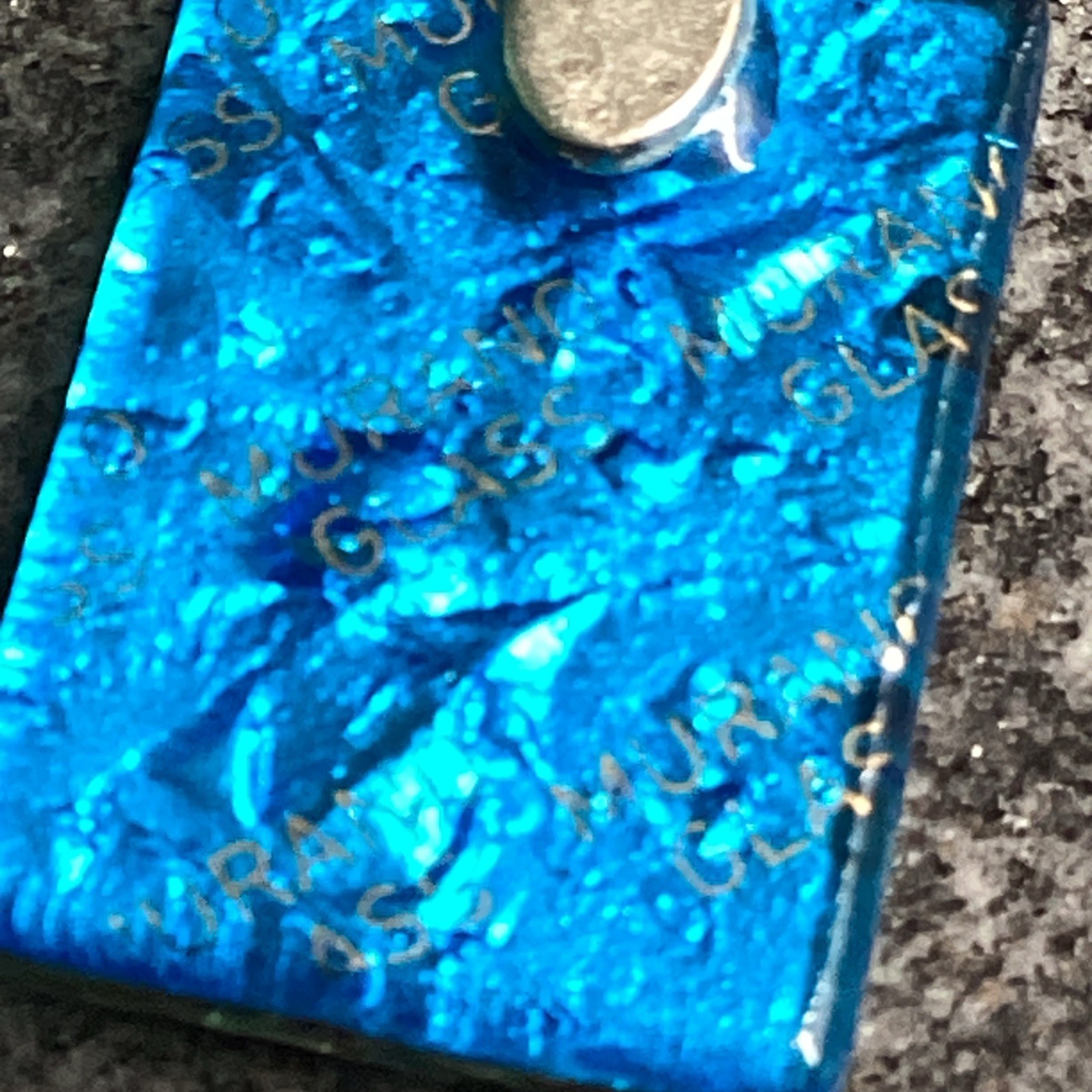 Murano Glass Rectangular Pendant