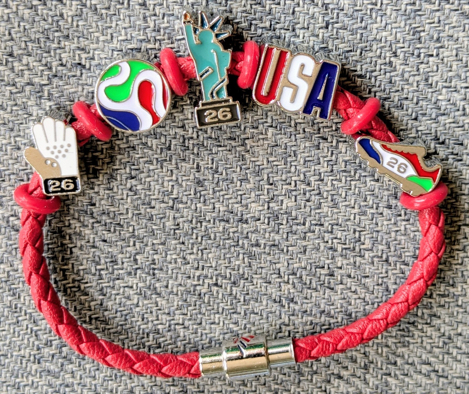 New York City Exclusive 2026 FIFA World Cup Bank of America Small Charm Bracelet