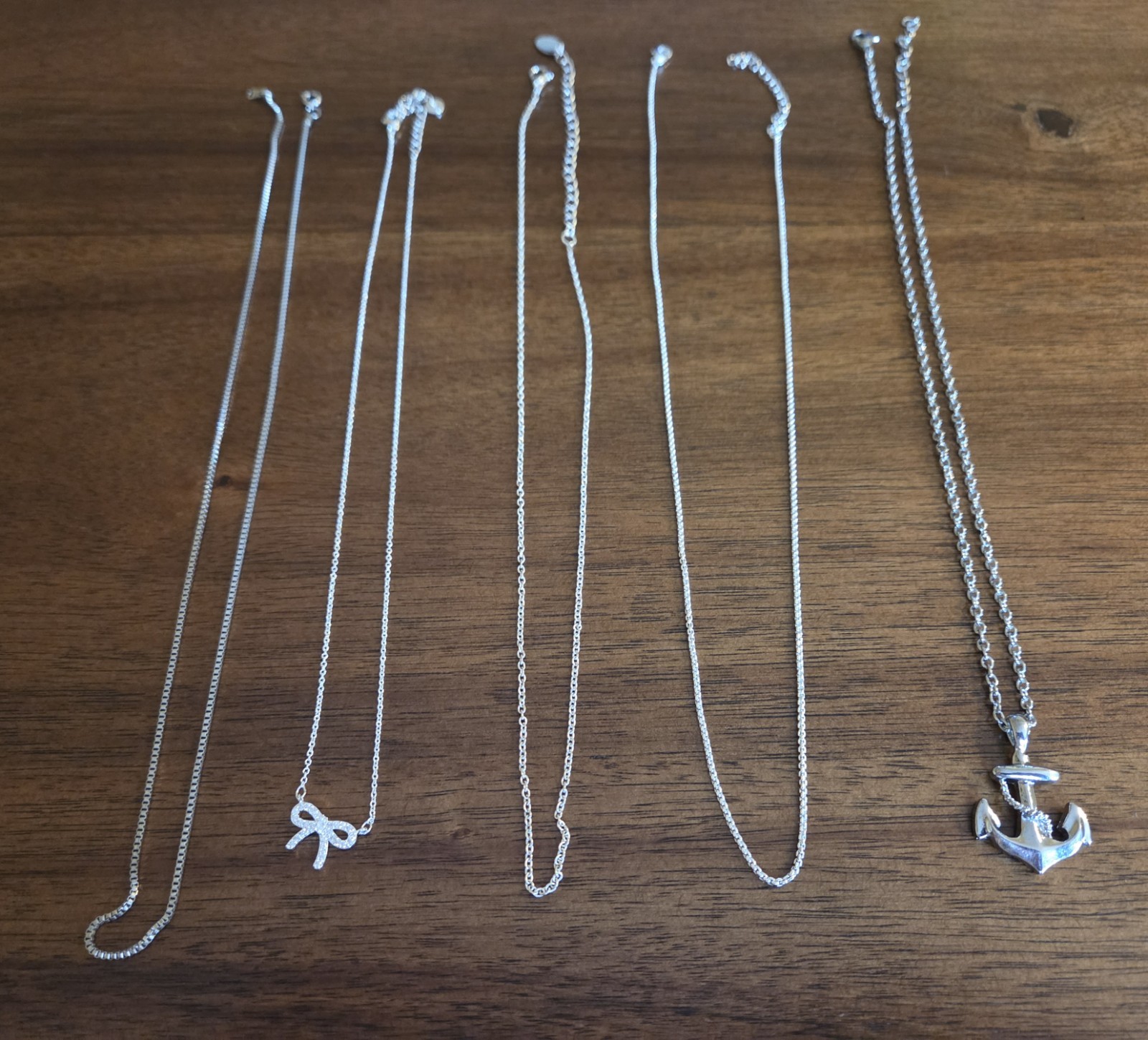 Lot Of 11 Necklaces In Gold & Silver Tones – Variety Of Styles And Lengths