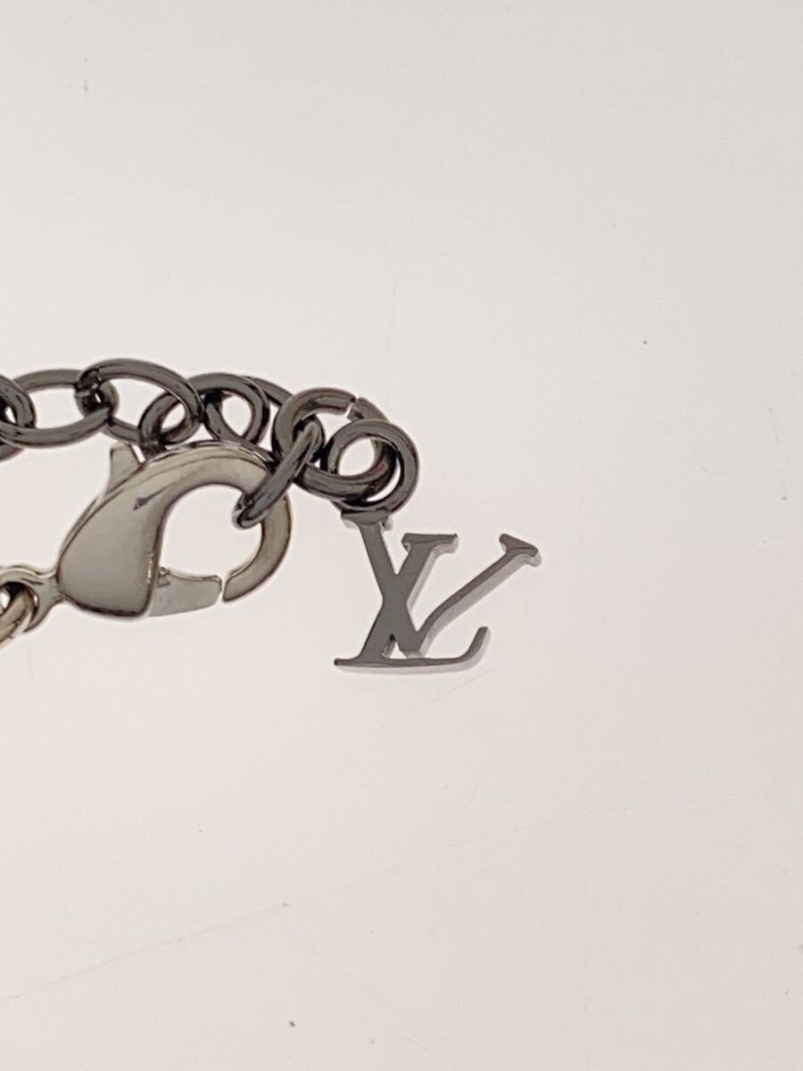 Louis Vuitton Bracelet Authentic LV Bracelet Silver W0.5cm 19.5cm From Japan