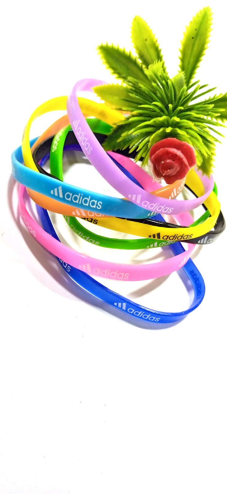 Silicone Wristbands Multicolor Small Bands Thin Bracelet Baller Band Sports Band