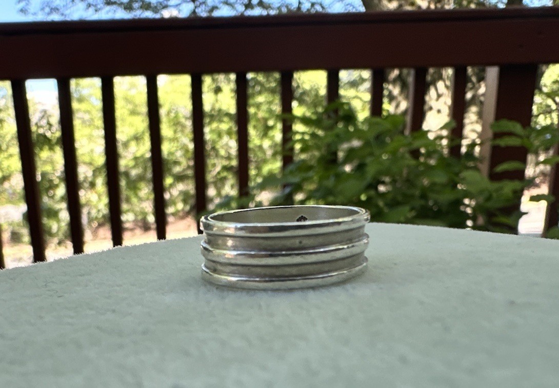 VTG Premier Designs Sterling Silver 925 Band Ring Size 7 3.9 grams