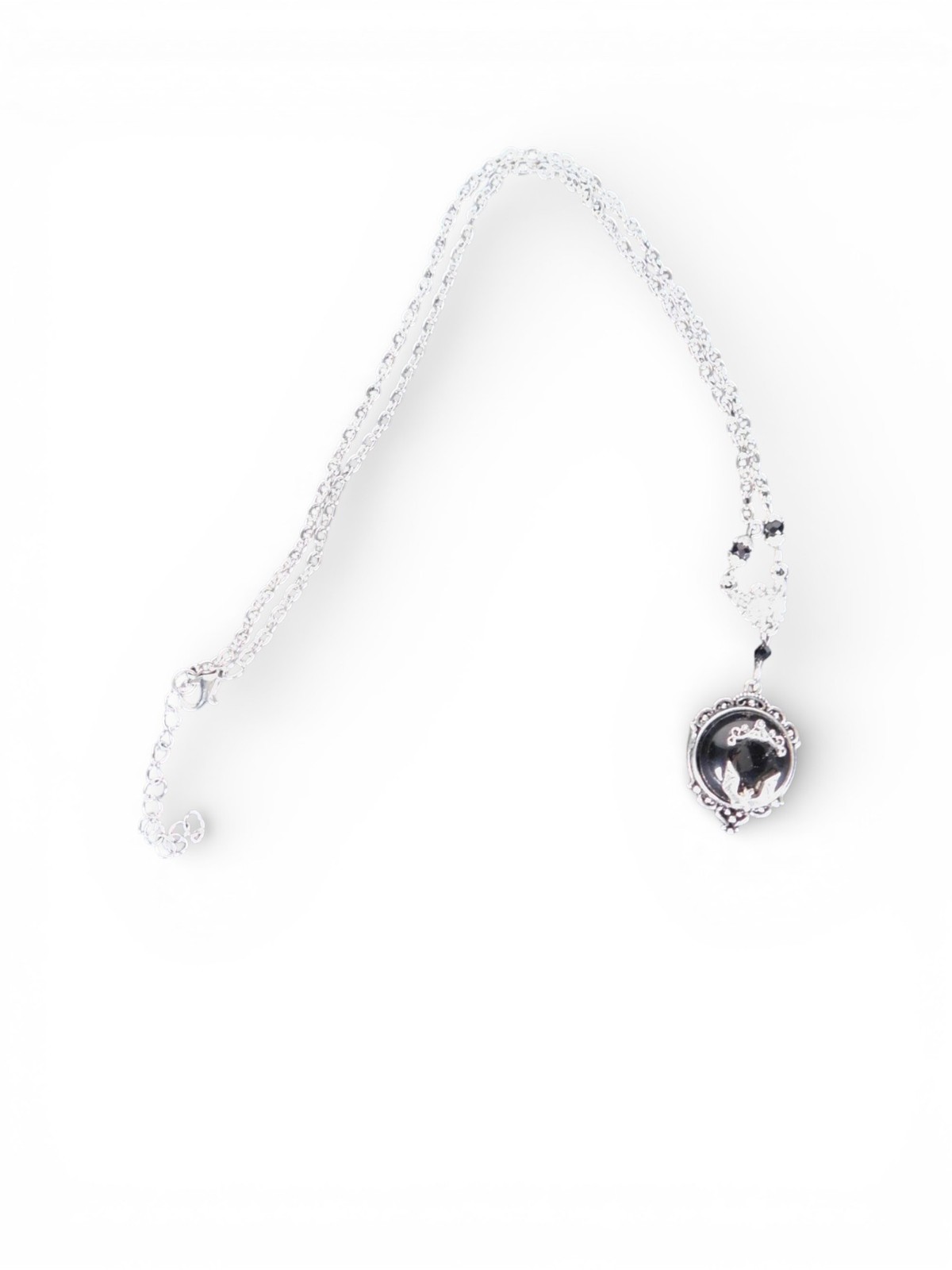 Poison Box Necklace Victorian Prayer Locket Pendant Secret Message Locket