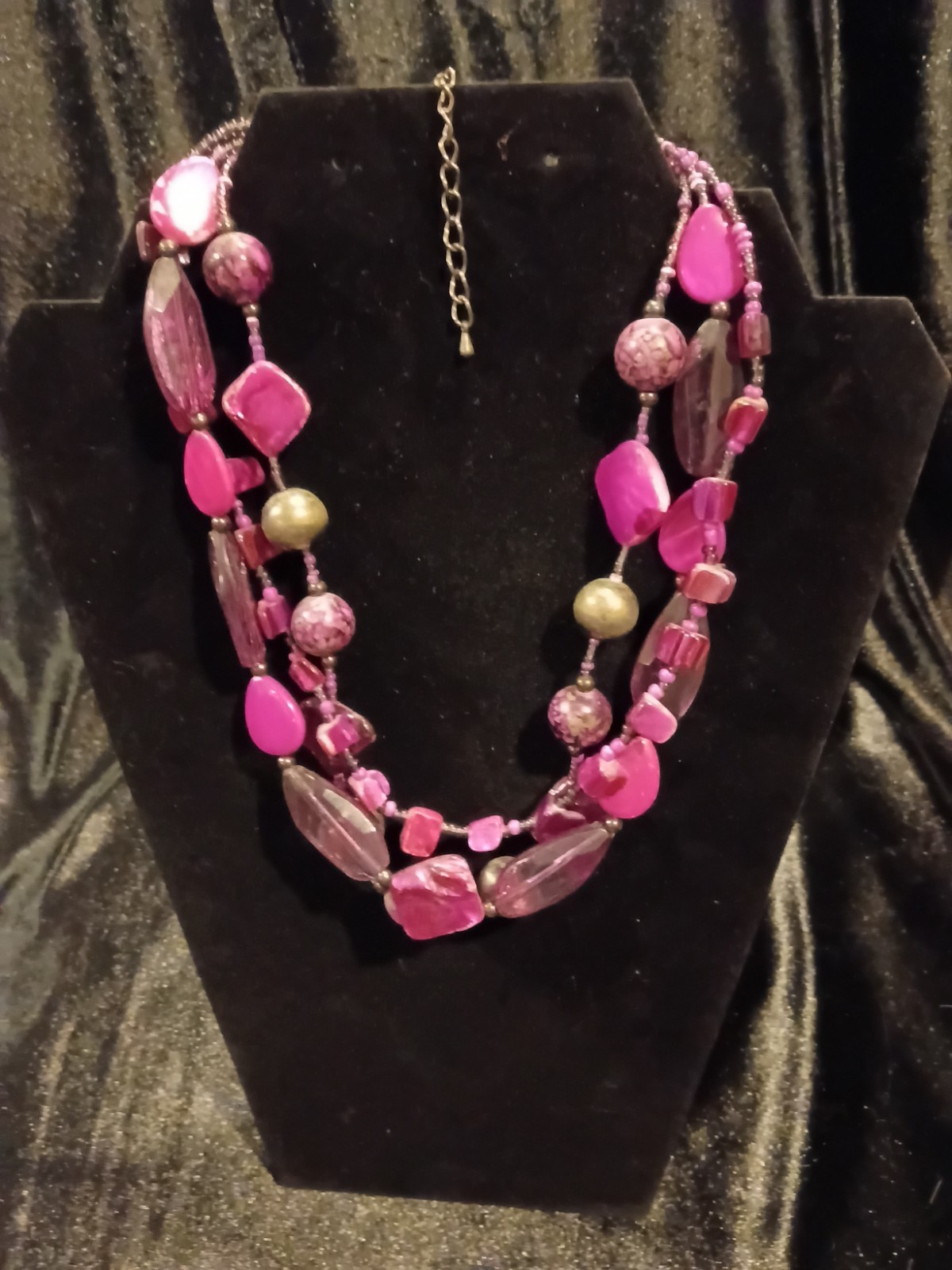 Beautiful Purple Beaded Necklace
