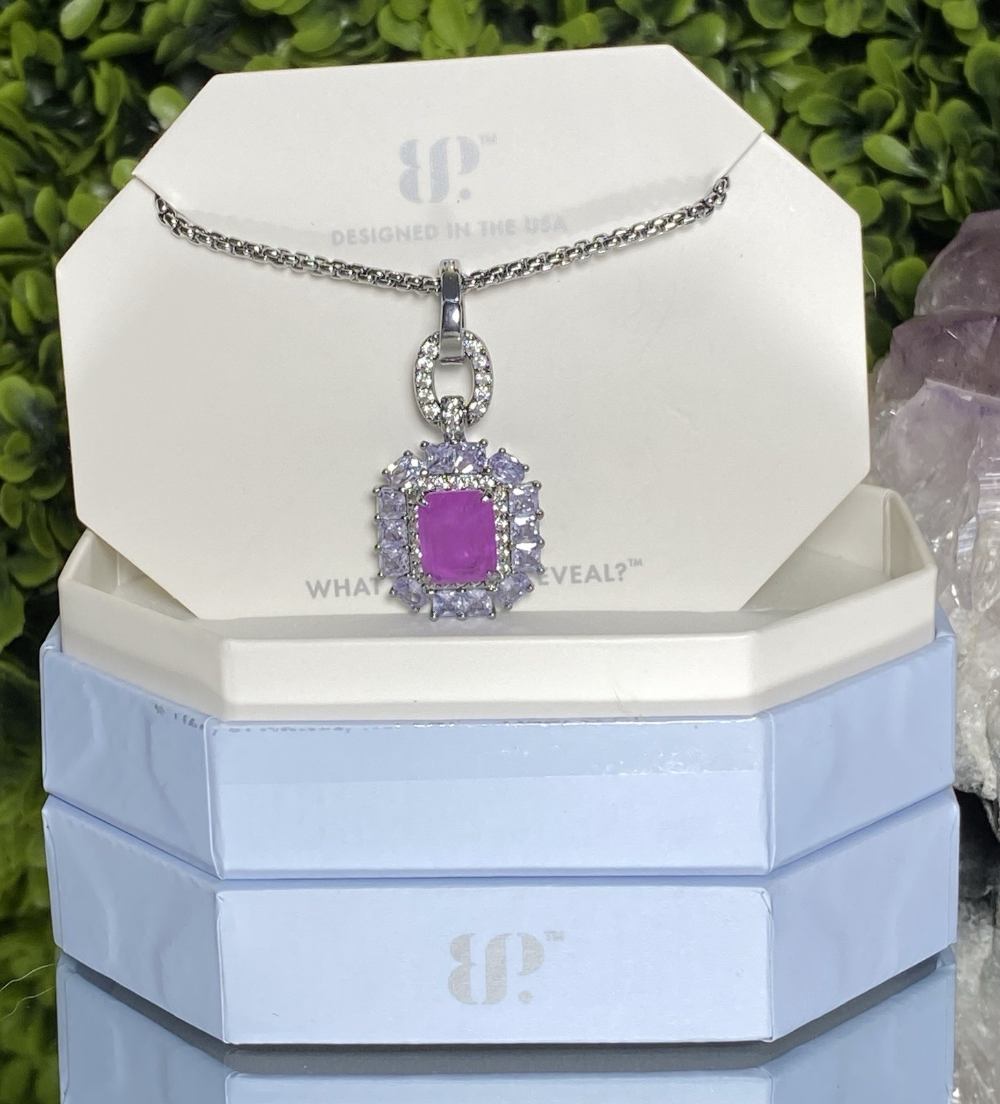 Bomb Party Necklace NK 73304 “Sparks In The Sky”💜Original Collection