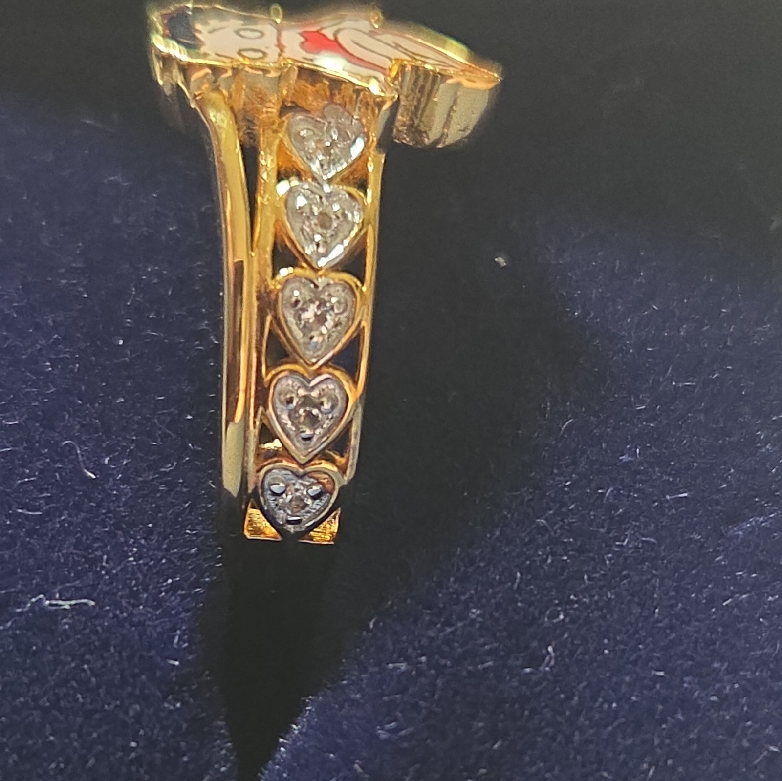 Betty Boop Queen of Class Ring Bradford Exchange Size 8 New In Box