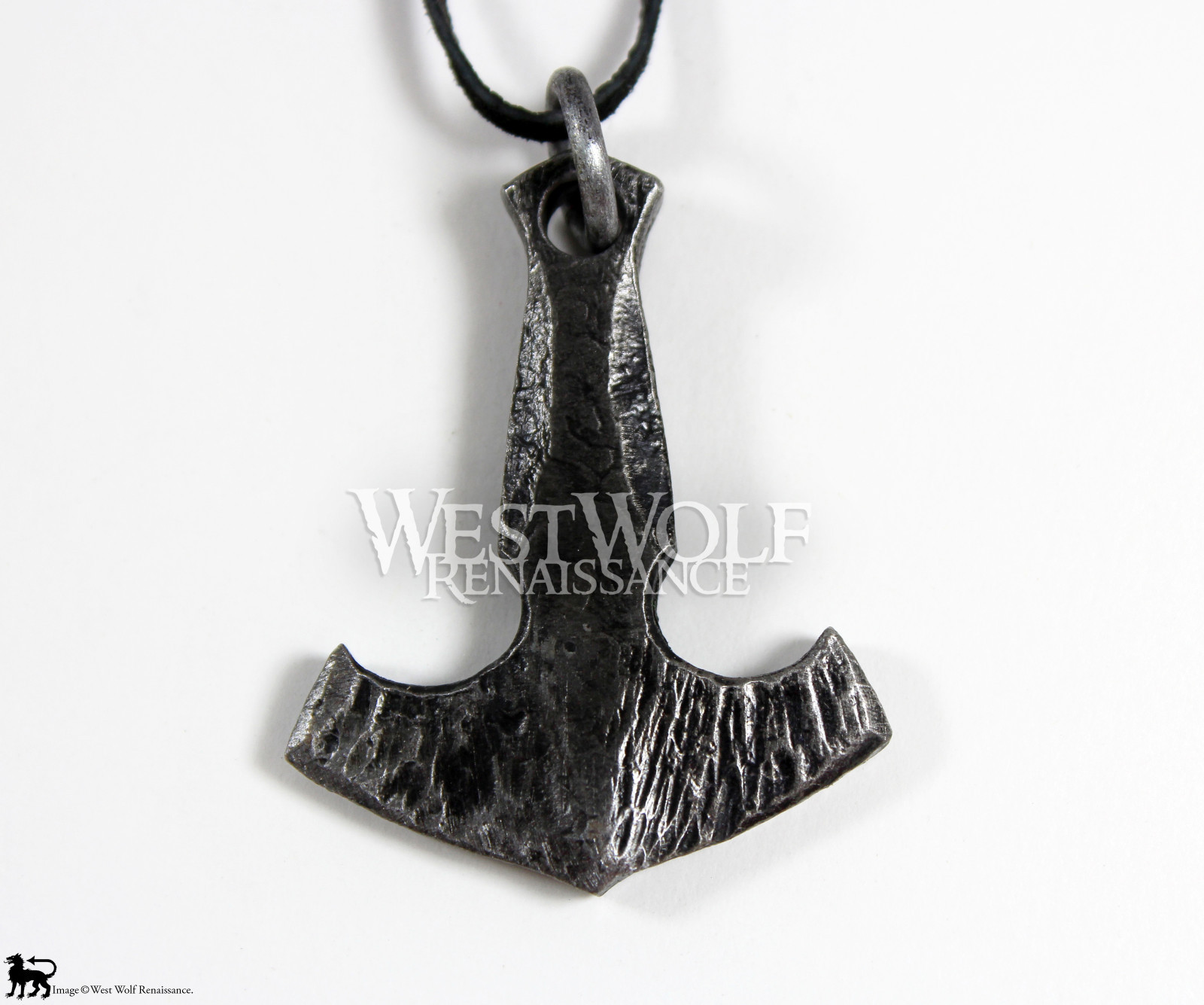 Hand-Forged Viking MJOLNIR Thor’s Hammer Pendant – Norse/Medieval/Jewelry/Skyrim