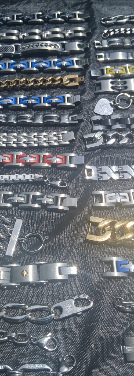 39 STAINLESS STEEL BRACLET LOT 🔥 SIZE 7″, 8″ 8.5″ ALL BRAND NEW