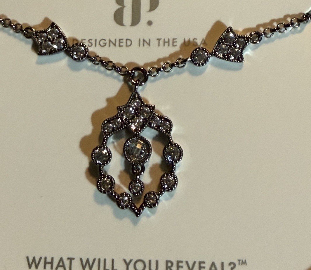 Bomb Party Necklace “The Milan Necklace” Hematite Plating