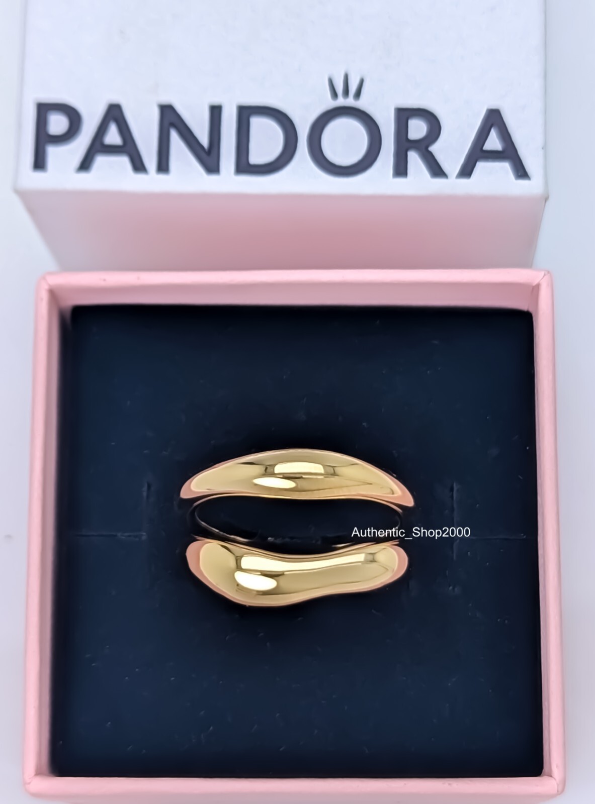 New 100% Authentic PANDORA ESSENCE Organically Shaped Stacking Rings 163264C00