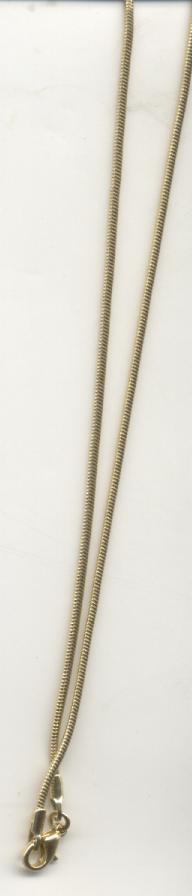 14 KT GOLD EP 20″ 1.6MM SNAKE CHAIN NECKLACE