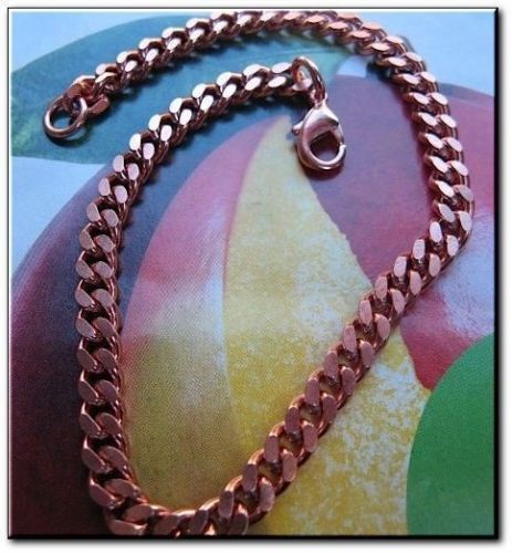 Solid Copper Anklet CA654G – 3/16″ wide. Available in 8 to 12 inch lengths.