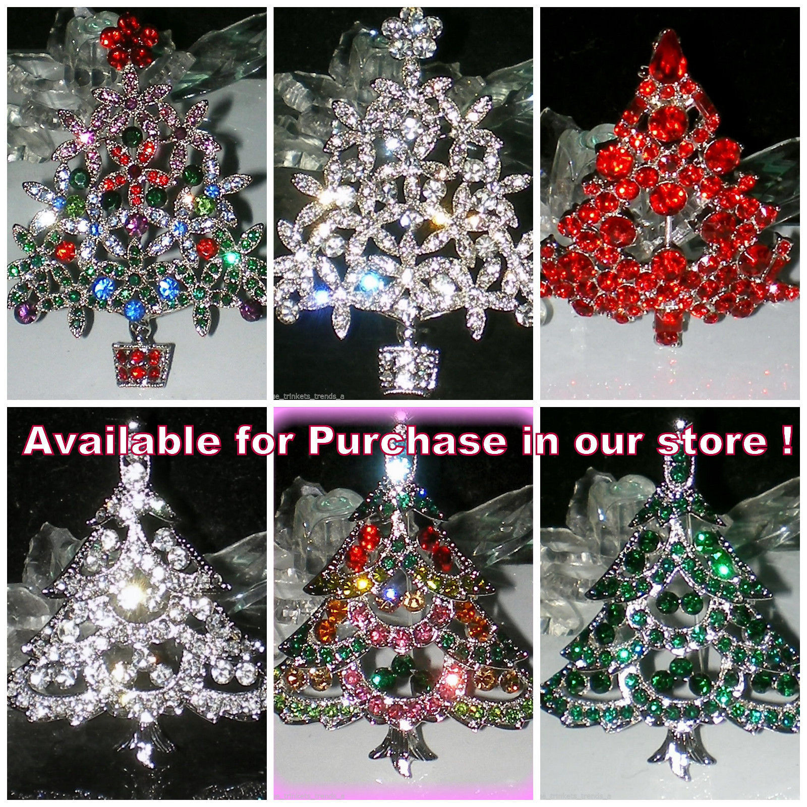 ICE WHITE RHINESTONE SILVER SNOWFLAKE WINTER PIN BROOCH~CHRISTMAS HANUKKAH GIFT