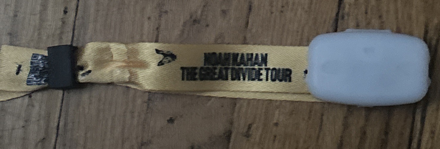 In HAND LED Bracelet Noah Kahan The Great Divide Tour Official from Citi Field