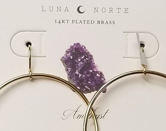 Luna Norte 14k Gold Plated Brass Earrings Jewelry