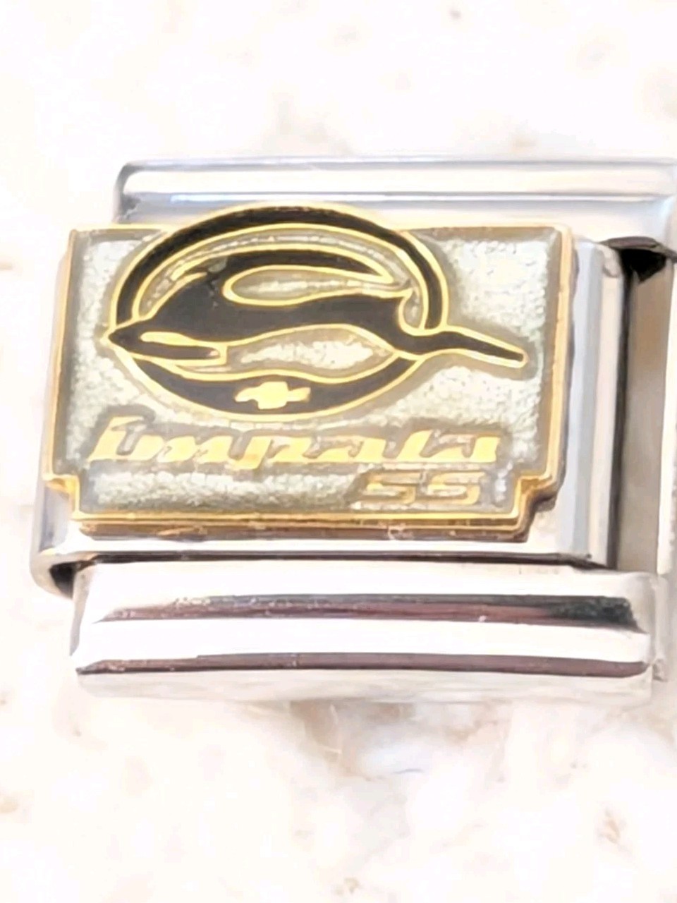 Authentic Casa D’ Oro Nascar Impala Car No. 55 Italian Charm 9mm Classic K181