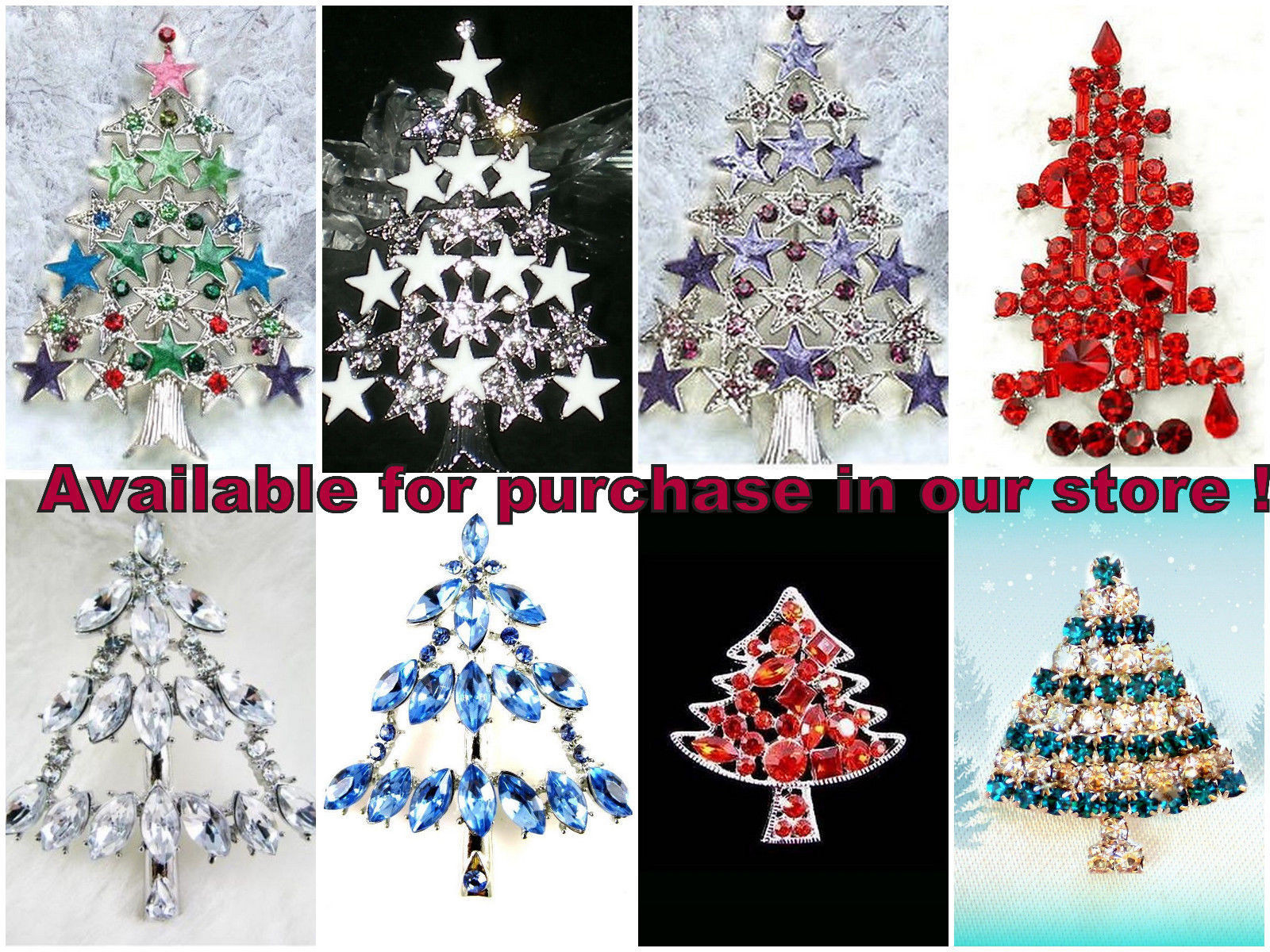 ICE WHITE RHINESTONE SILVER SNOWFLAKE WINTER PIN BROOCH~CHRISTMAS HANUKKAH GIFT